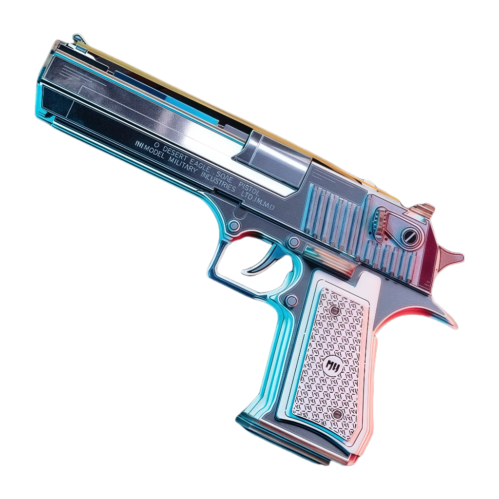 Colorful Desert Eagle 3D Wooden Puzzle Model