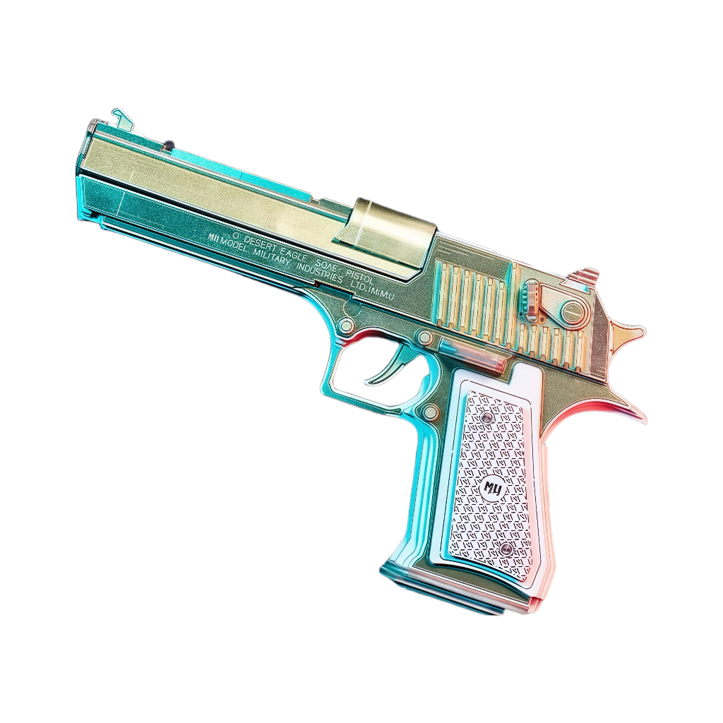 Colorful Desert Eagle 3D Wooden Puzzle Model