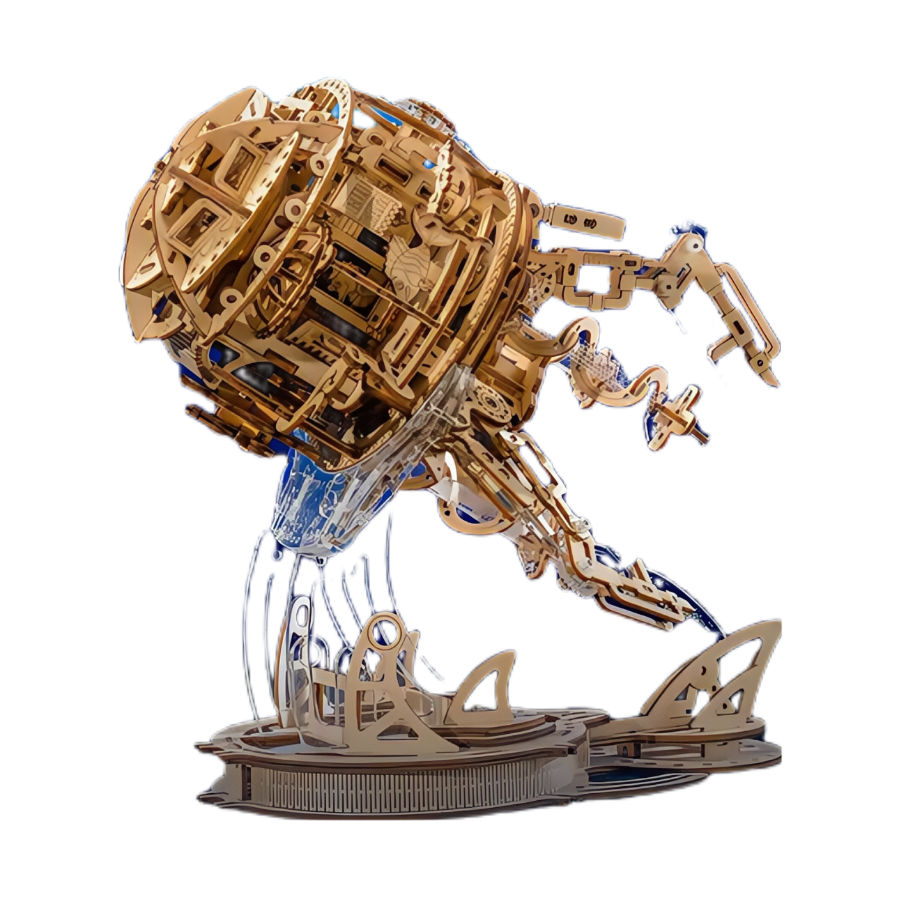 Aurora Jellyfish 3D Wooden Puzzle Model