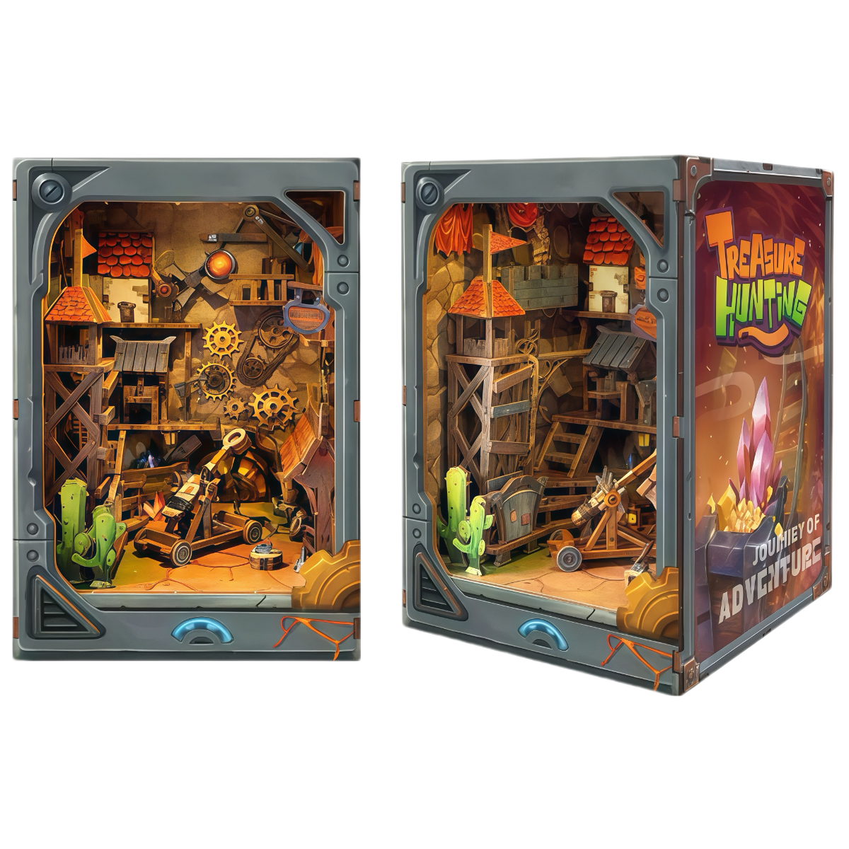 Mine Fortress Bookend Model