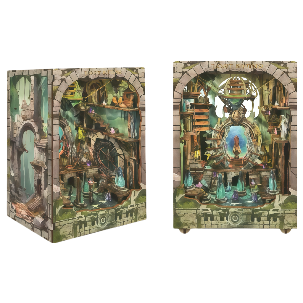 Lost Ruins Bookend Model