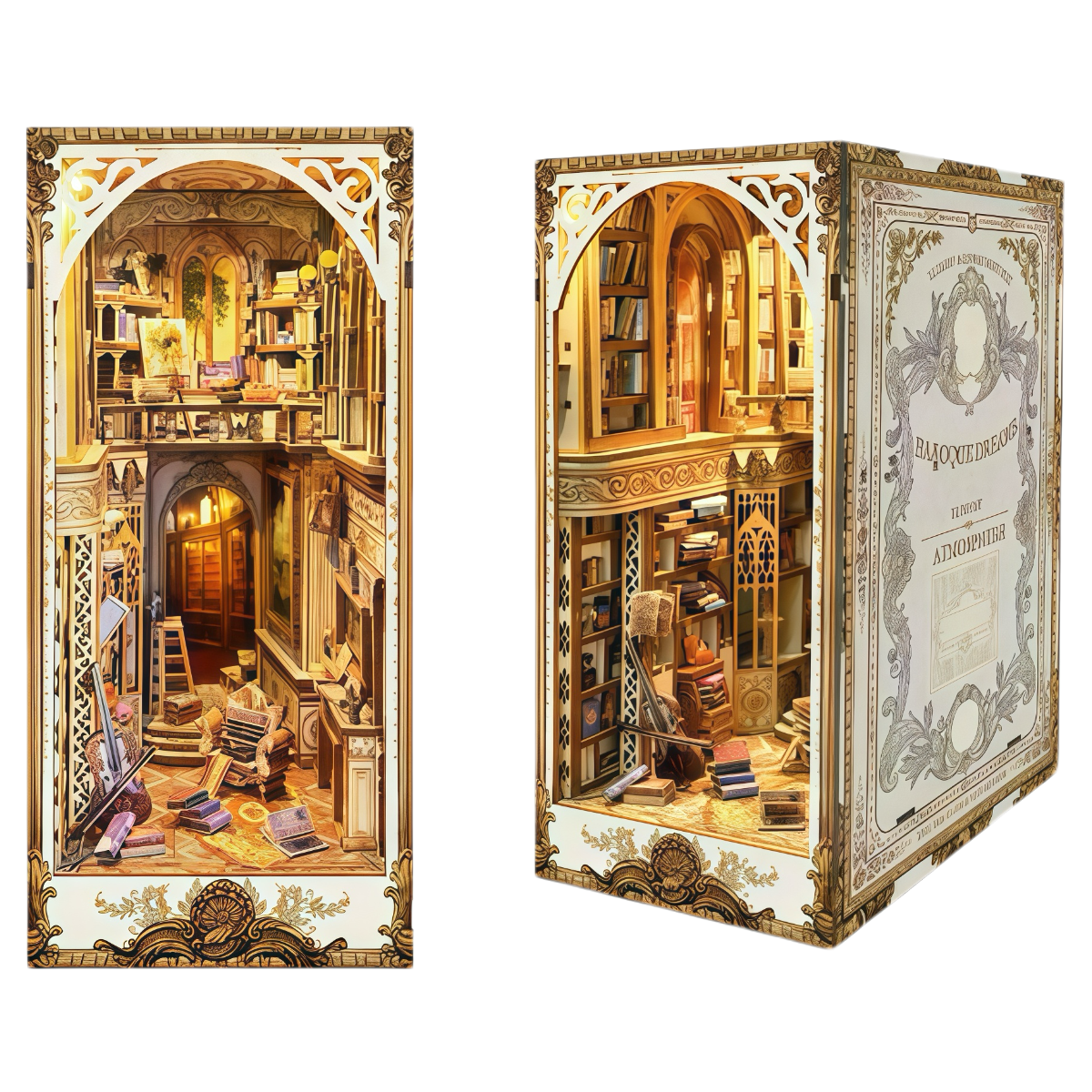 Prosperous Courtyard Bookend Model