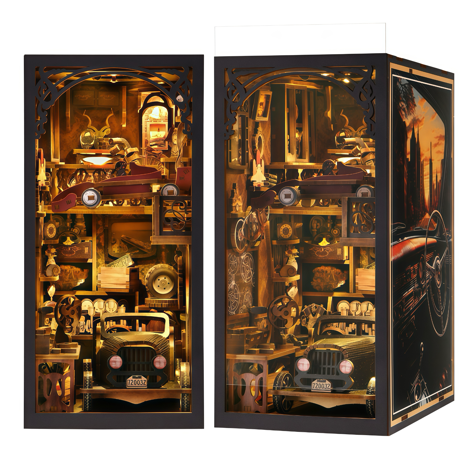Car Museum 3D Wooden Puzzle Model