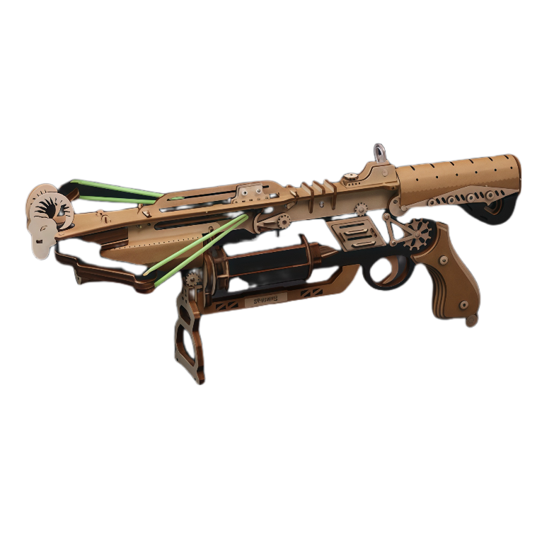 Demonic Crossbow 3D Wooden Puzzle Model
