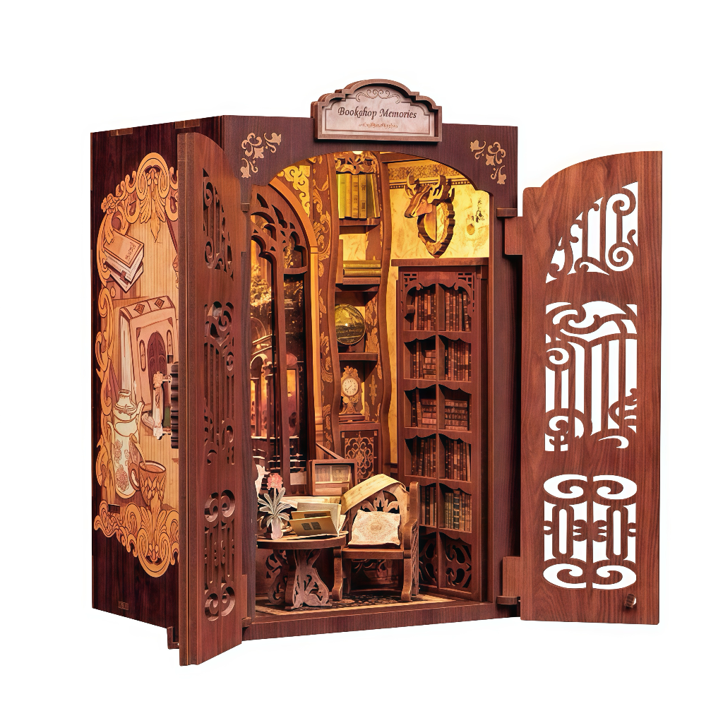 Bookstore Memories 3D Wooden Puzzle Model