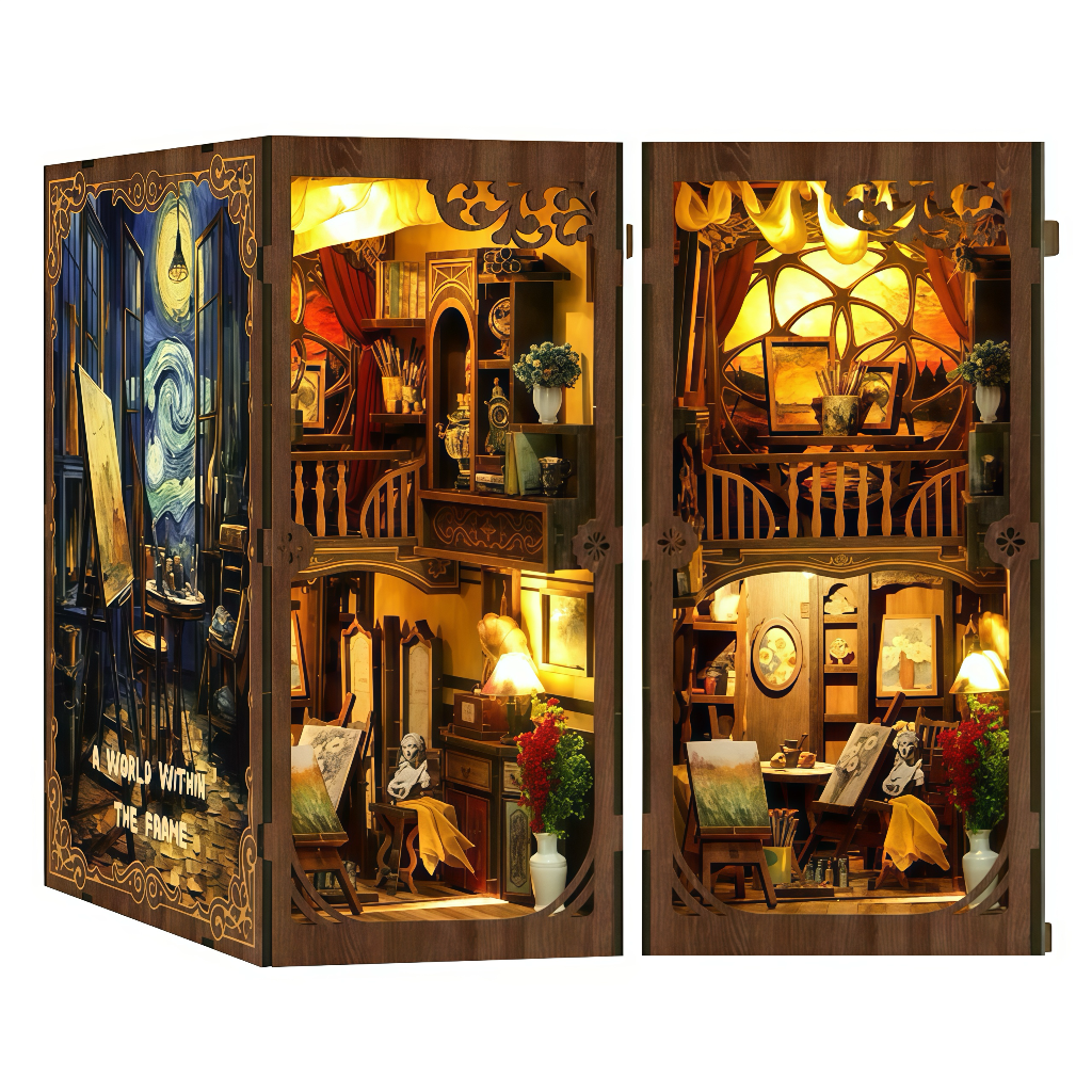 World in a Frame 3D Wooden Puzzle Model