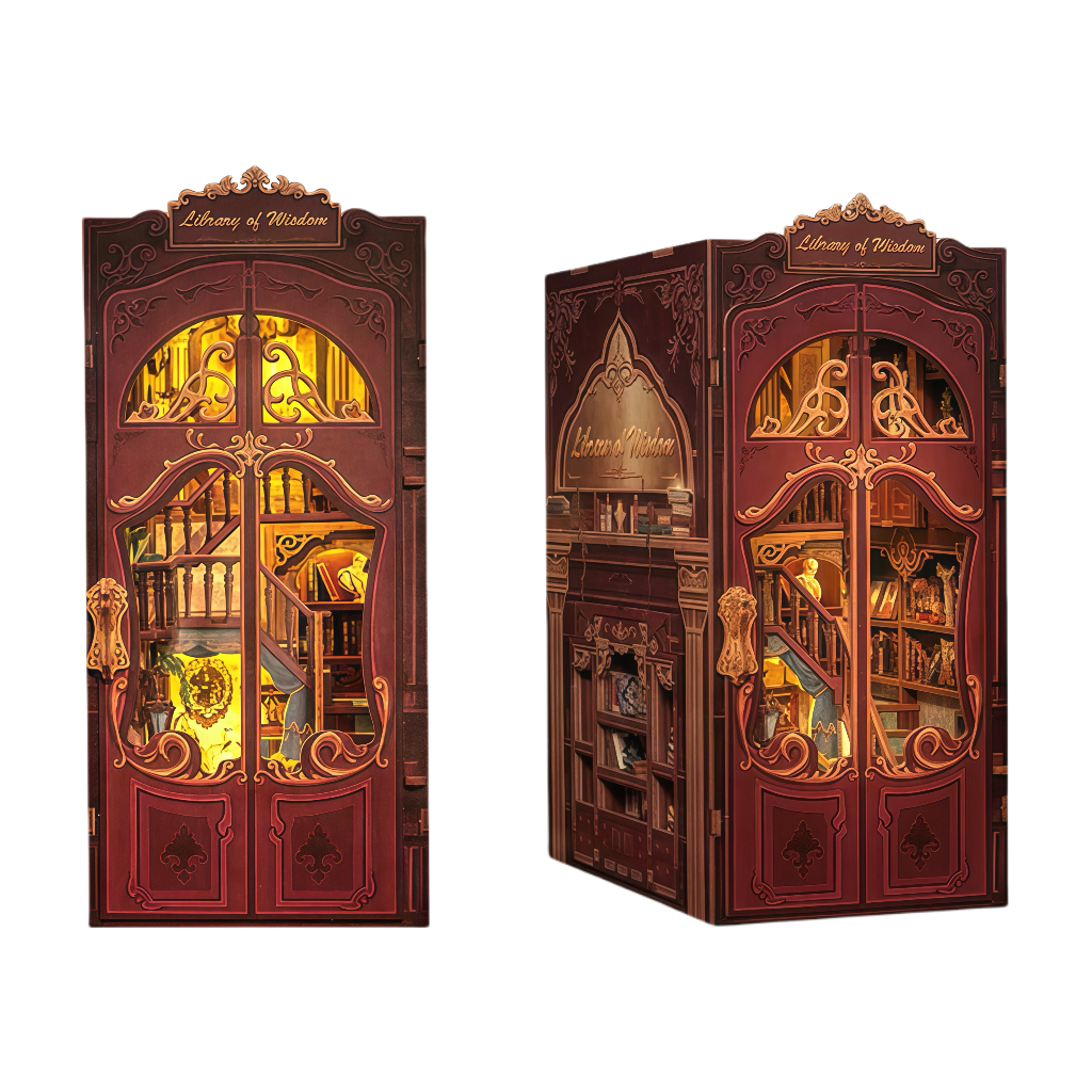 Library of Truth 3D Wooden Puzzle Model