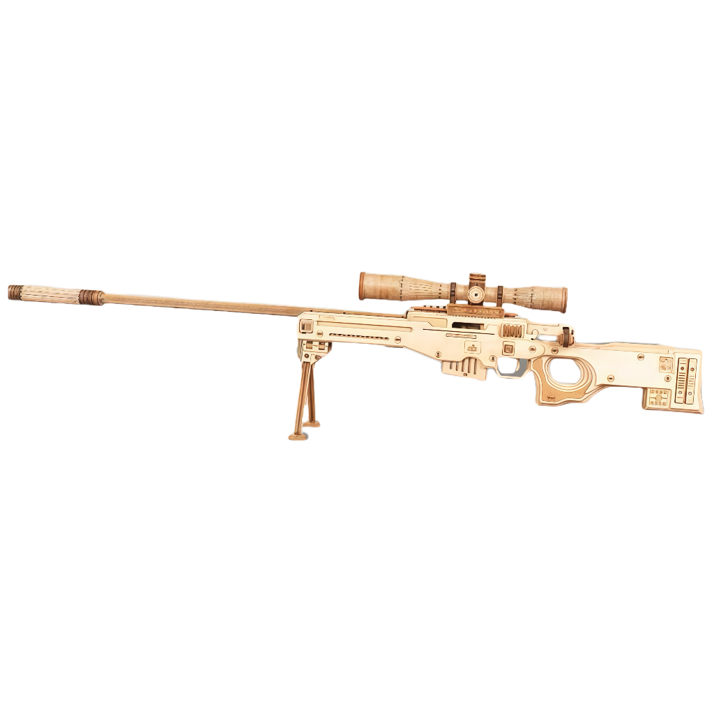 AWM Sniper Rifle – 3D Wooden Puzzle Model