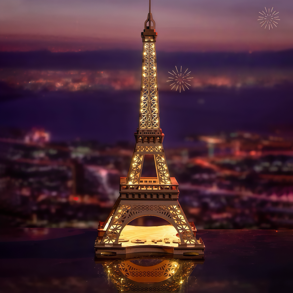 Eiffel Tower – 3D Wooden Puzzle