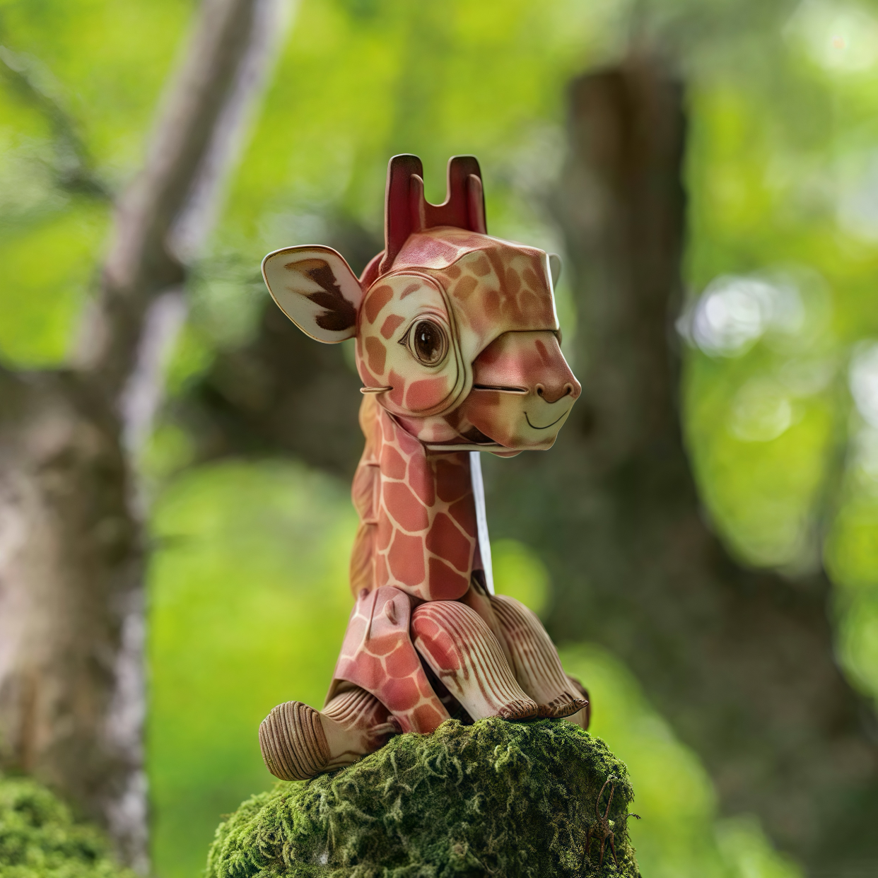 Giraffe 3D Wooden Puzzle Model