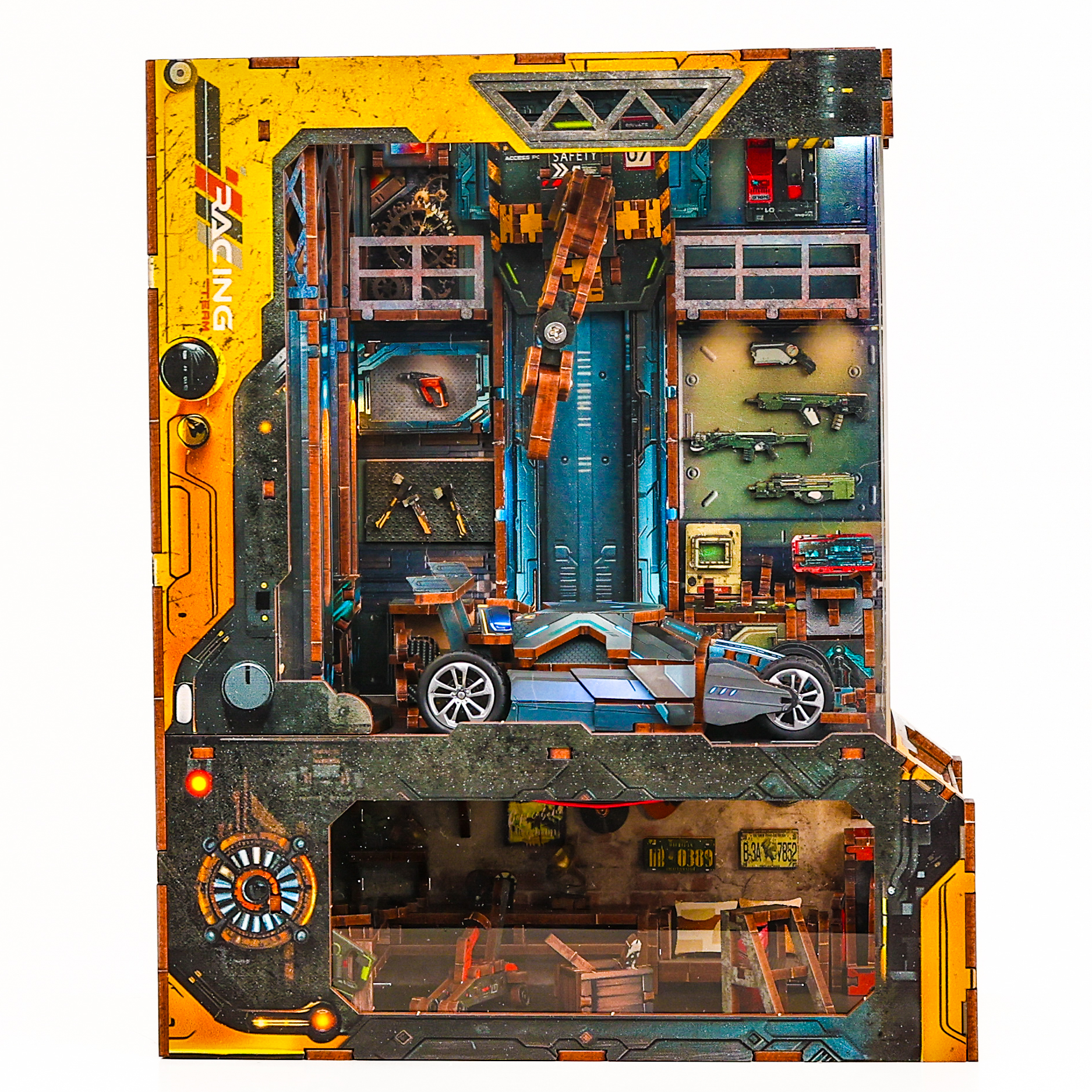 Automobile Workshop – 3D Wooden Puzzle Mechanical Garage Diorama