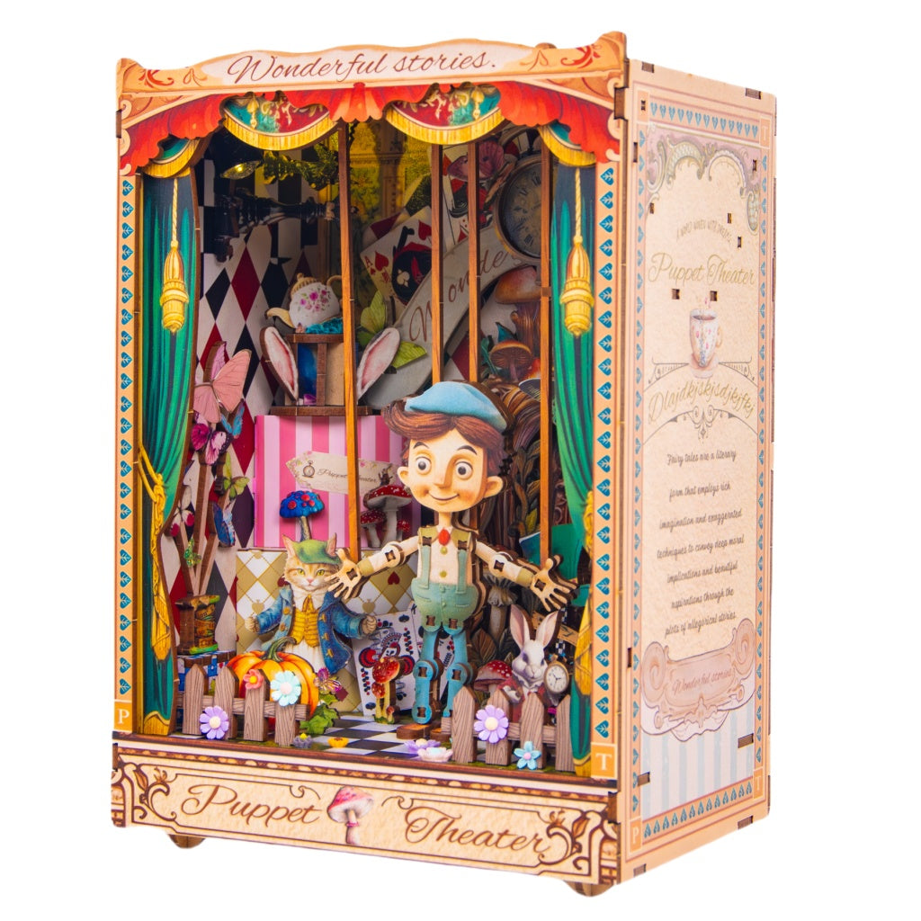 Puppet Theater – 3D Wooden Puzzle Light Box Diorama