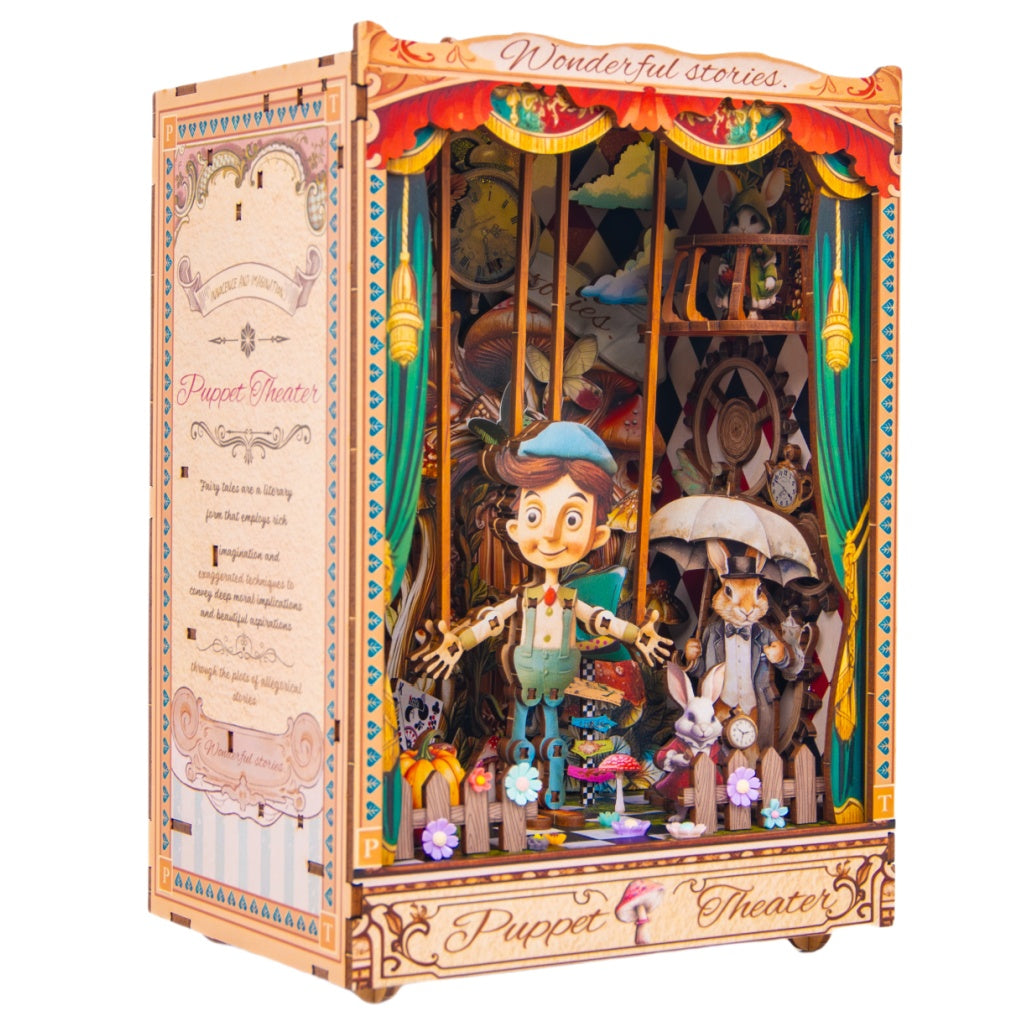 Puppet Theater – 3D Wooden Puzzle Light Box Diorama